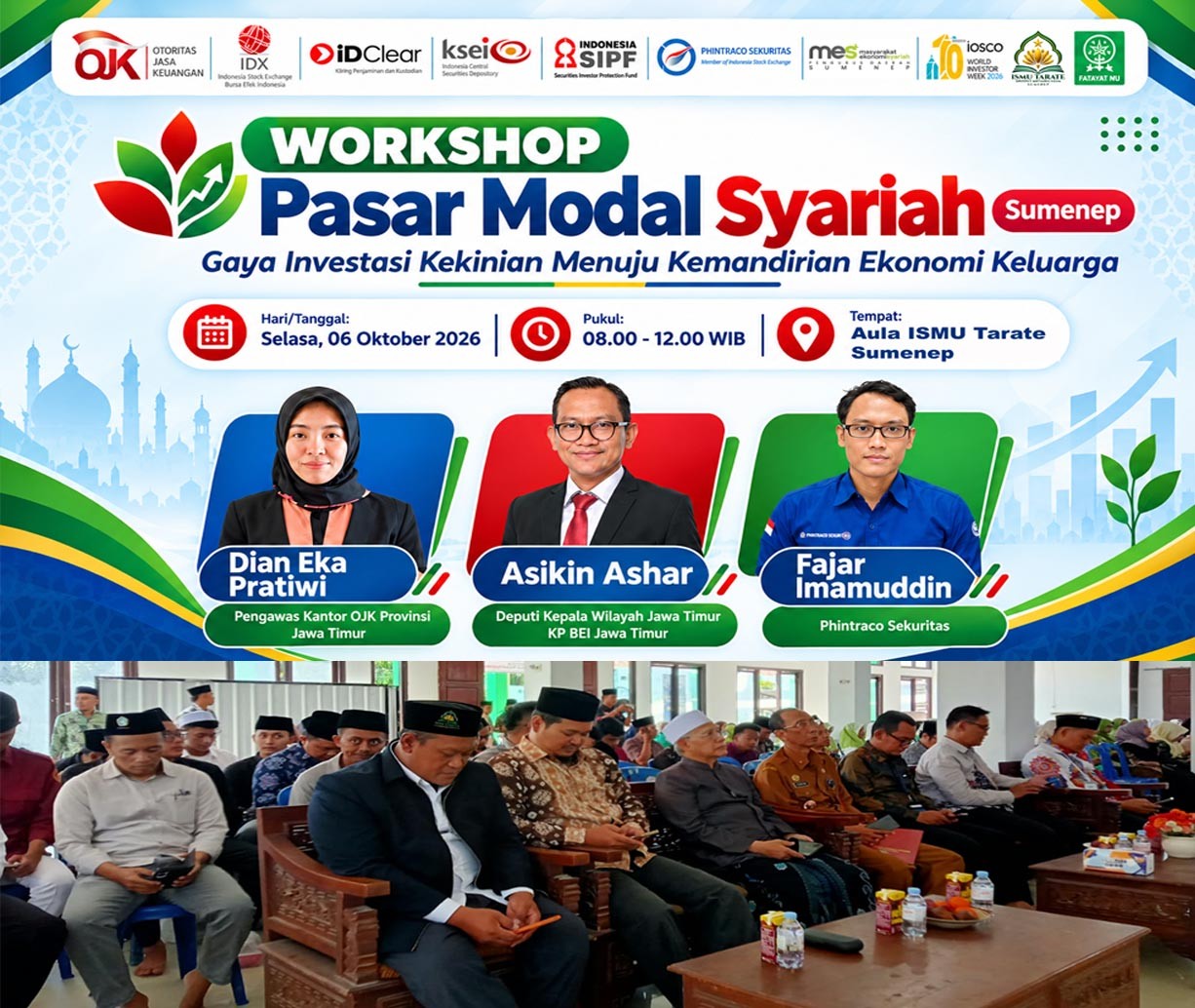 Workshop Pasar Modal Syariah di ISMU Tarate: Dari Kampus untuk Kemandirian Ekonomi Keluarga